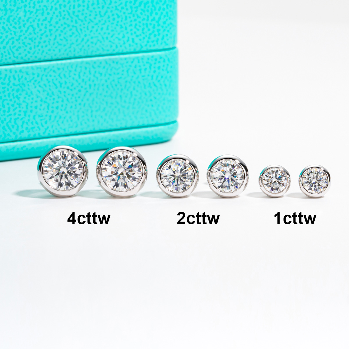 AnuJewel D Color Moissanite Be - مراجعة Ansi Chain وسعره